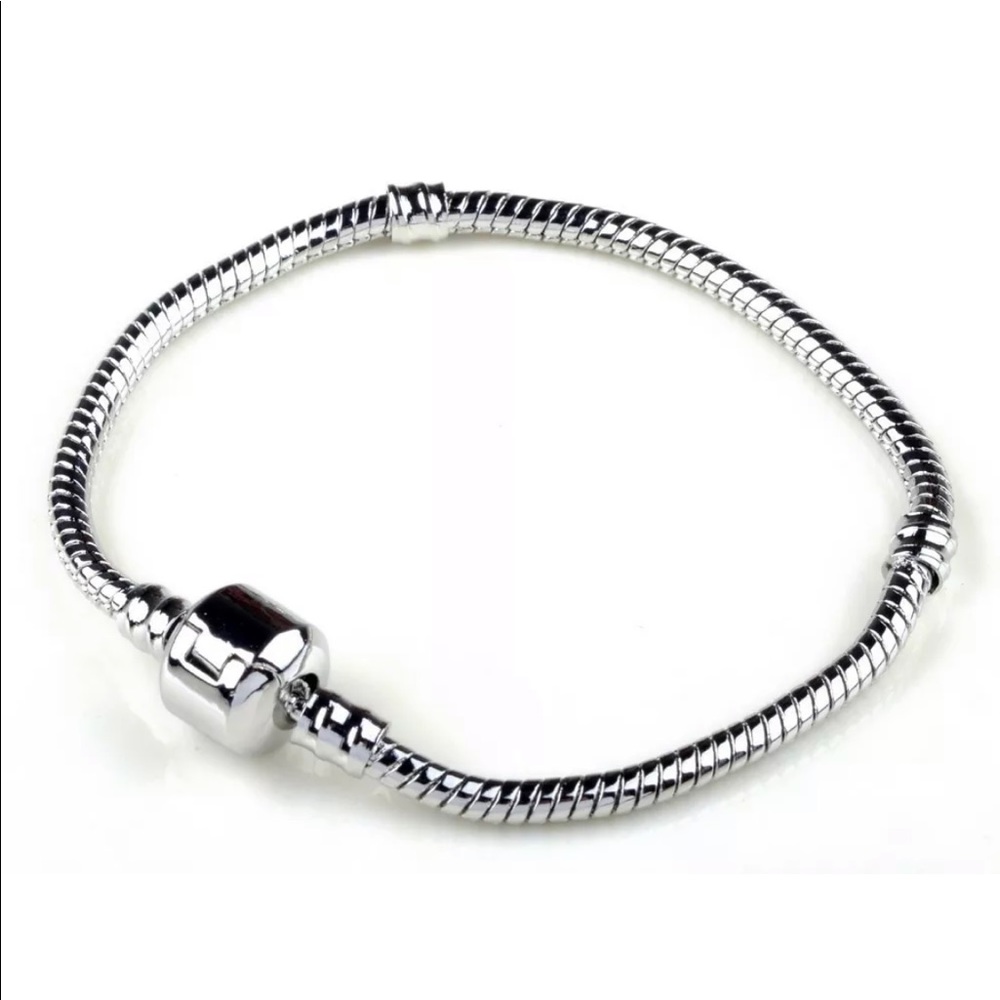 New DIY Stainless Steel European Charm Bracelet